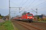 143 340-8 mit der RB Neumnster-Pinneberg am 11.4.12 in Brokstedt