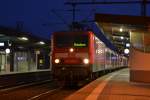 143 295-4 mit der RB nach Elmshorn am 14.4.12 in Neumnster