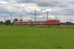 143 616-1 mit der RB Flensburg-Neumnster am 22.5.12 in Neumnster Gartenstadt