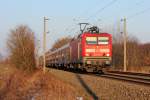 143 616-1 mit der RB Neumnster-Hamburg Altona am 11.02.13 in Arpsdorf