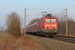 143 340-8 mit der RB Neumnster-Hamburg Altona am 14.02.13 in Arpsdorf