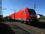 Güterzug 51363 bei der Durchfahrt in Weiterstadt am 05.Sept.2013