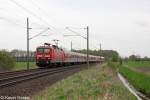 143 340.8 mit der RB Neumnster-Hamburg Altona am 07.05.13 bei Strkathen