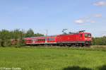 143 616-1 mit der RB Neumnster Hamburg Altona am 04.06.13 bei Arpsdorf