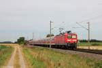 143 340-8 mit der RB Neumnster-Hamburg Altona am 26.07.13 bei Quarnstedt