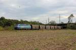 145 086-5 mit einem Gterzug Richtung Norden am 8.10.12 in Ratingen Tiefenbroich