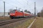 146 025-2 mit dem RE 5 Koblenz-Emmerich am 2,3,12 in Empel-Rees