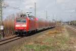 DB 146 011-2 in Dsseldorf Angermund am 27.03.2010
