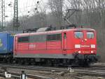 151 018-9 in Gremberg am 6.2.2010