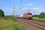 152 169-9 mit einem Gterzug Richtung Sden am 17.8.12 in Wrist