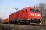 Die DB 185 012-2 in Duisburg am 04.03.2011

