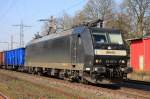 Die 185 551-9 der MRCE im Auftrag der CFL in Lintorf am 29.03.2011