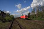 Die 185 165-8 der Railion in Lintorf am 12.04.2011