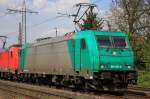 Die 185 612-9 unterwegs in Lintorf am 15.04.2011