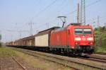 Die 185 049-4 der DB in Lintorf am 19.04.2011