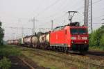 Die 185 032-0 der DB am 28.04.2011 in Lintorf.

