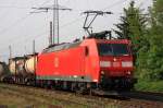 Die 185 032-0 der DB am 28.04.2011 in Lintorf.

