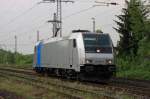 Railpool mit der 185 684-8 am 28.04.2011 in Lintorf.

