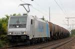 185 684-8 der Rurtalbahn Cargo in Porz Wahn am 17.06.2011
