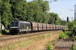 Die ehemalige Neubauer 185 573-3, jetzt NIAG auf ihrem Weg durch Lintorf. Aufgenommen am 01.06.2011

