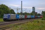 185 Cl-009 zieht am 9.8.11 einen Gterzug ber die Hamburger Gterumgehung