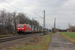 185 198-3 mit einem Gtzug Richtung Bonn am 10.04.13 bei Menden