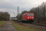 185 275-5 mit einem Gterzug Richtung Troisdorf am 10.04.13 bei Menden