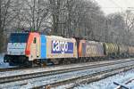 E 186 181-4 der SBB Cargo/Railpool in Ratingen-Lintorf am 26.01.2010