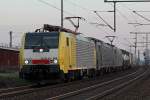 br-189-es-64-f4-xxx/186282/es-64-f4-095-mit-zwei-weiteren ES 64 F4-095 mit zwei weiteren 189ern und KLV Zug in TXL Diensten in Porz Wahn am 20.03.2012