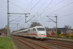 401 089-7 als ICE 673 Kiel-Karlsruhe am 11.4.12 in Brokstedt