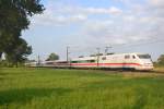 401 066-3 als ICE 673 Kiel-Karlsruhe am 16.9.12 in Wulffsmoor