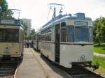 REKO-TW (mit 2 Beiwagen) in der Wendeschleife Wuhletalstrasse in Marzahn, 14.6.2009