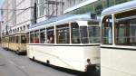Alte Strassenbahnfahrzeuge am Alexanderplatz,14.6.2009