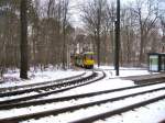T6A in der Wendeschleife Mahlsdorf-S�d, Winter 2006