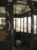 Im historischen Triebwagen 5984 w�hrend einer Themenfahrt 2007