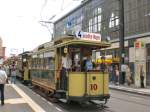 Tw 10 mit Beiwagen kurz vor der Abfahrt - Berlin Alexanderplatz Juli 2009