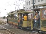 Tw 10 mit Beiwagen kurz vor der Warschauer Br�cke, Berlin Juli 2009