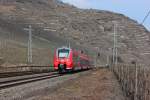 442 208 als RB Trier-Koblenz am 01.04.13 bei Winnigen (Mosel)