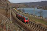 442 005 als RB Koblenz-Trier am 01.04.13 bei Winnigen(Mosel)