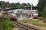 br-628-928/175999/der-628-503-und-928-538 Der 628 503 und 928 538 am Bahnhof Wuppertal Ronsdorf am 12,07,11