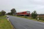 628/928 254 als RB Puttgarden-Lbeck am 30.9.12 zwischen Ghl und Rellin