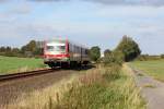 628/928 als RB Puttgarden-Lbeck am 30.9.12 bei Oldenburg