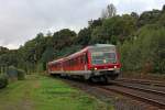 628 507 als RB 47 nach Remscheid-Gldenwerth am 6.10.12 in Wuppertal-Rauental