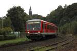 628 511 als RB 47 nach Remscheid-Gldenwerth am 6.10.12 in Wuppertal-Rauental