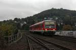 628 507 als RB 47 nach Remscheid-Gldenwerth am 6.10.12 in Wuppertal-Rauental