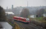 br-628-928/312404/628-495-3-als-rb-69828-von 628 495-3 als RB 69828 von Solingen Hbf kommend am 14.12.2013 bei der Einfahrt in den Endbahnhof Solingen-Mitte.
