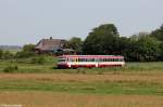628/629 071 als neg Niebll-Dagebll Mole am 22.07.13 bei Galmsbll
