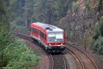 Der 628 527 in Wuppertal-Scharpenacken am 05.10.2013