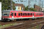 Der 928 497 / 628 497 fhrt als RB38 aus Dsseldorf in Kln HBF nach Kln Messe/Deutz am 05.06.2010