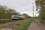 VT 731 der NEB als RB26 Berlin Lichtenberg-Küstrin am 27.04.13 in Müncheberg (Mark)